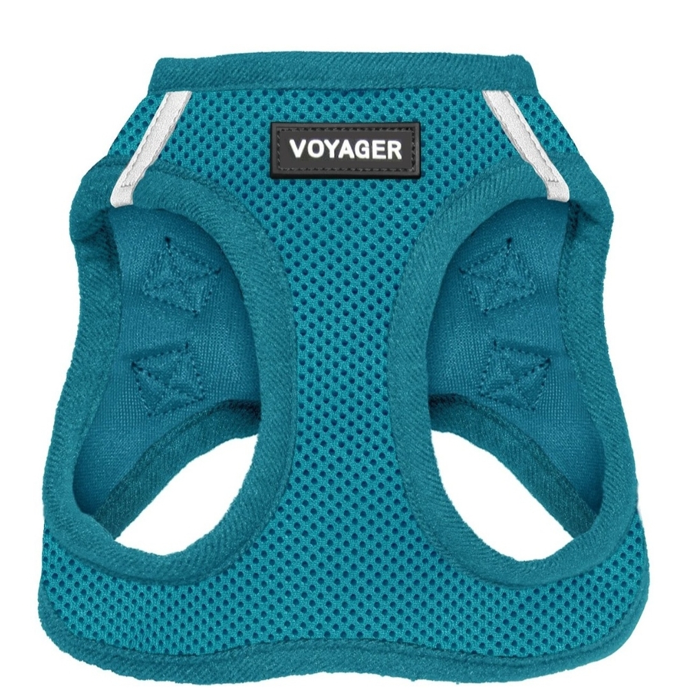 Voyager Step Into Air Teal Mesh Dog/Cat Harness Sz XXS